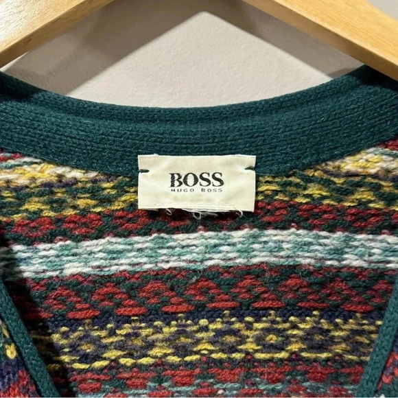 Vtg. Hugo Boss COOGI Sweater Wool Blend Vest - Picture 4 of 15